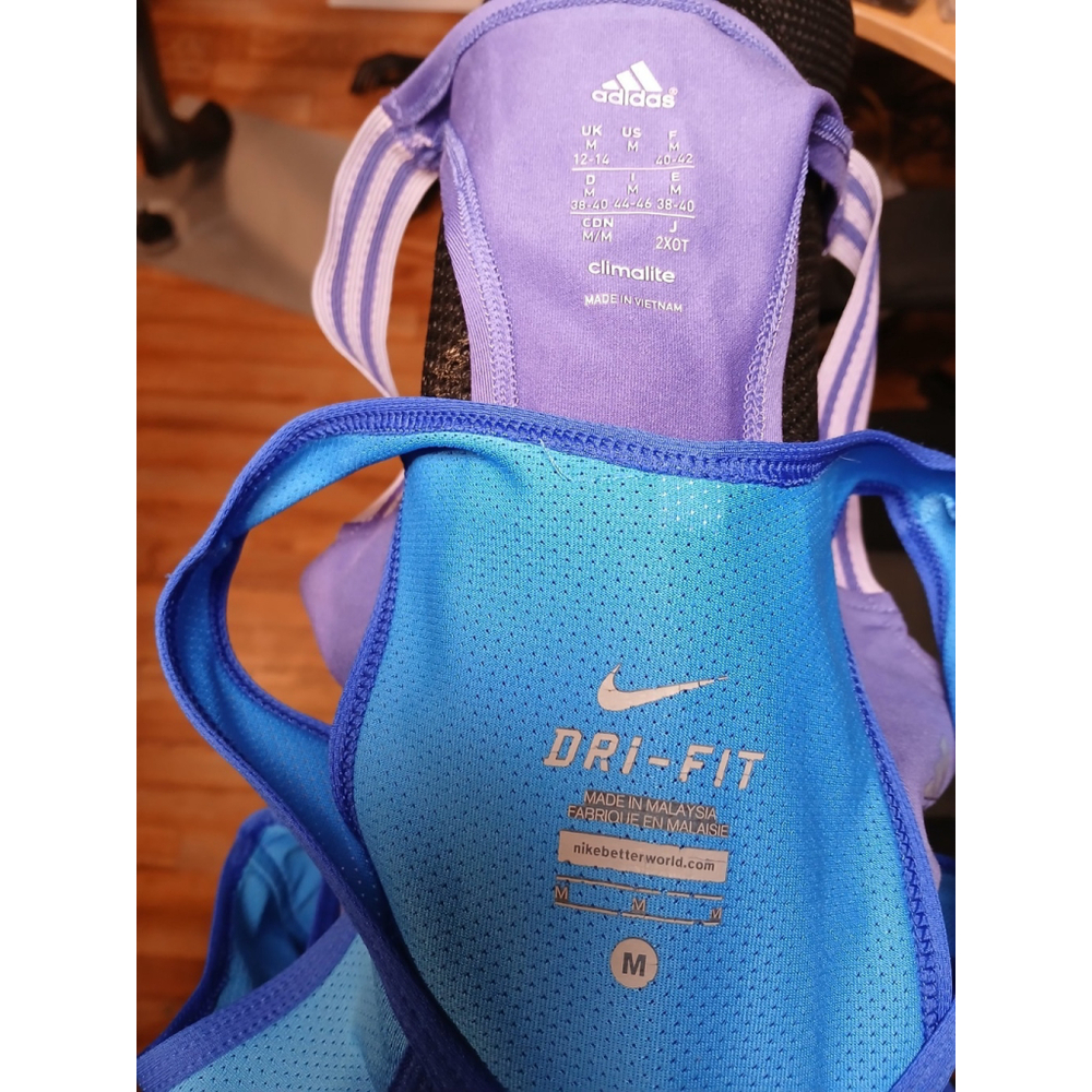 2 Womens Workout Tops By Adidas And Nike Size Medium. - Picture 3 of 3